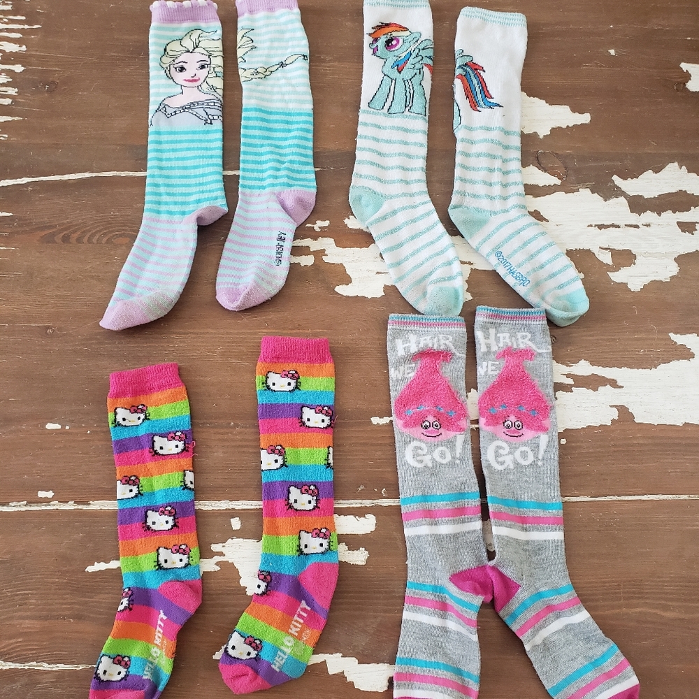 Assorted Lot of Girls Disney Socks